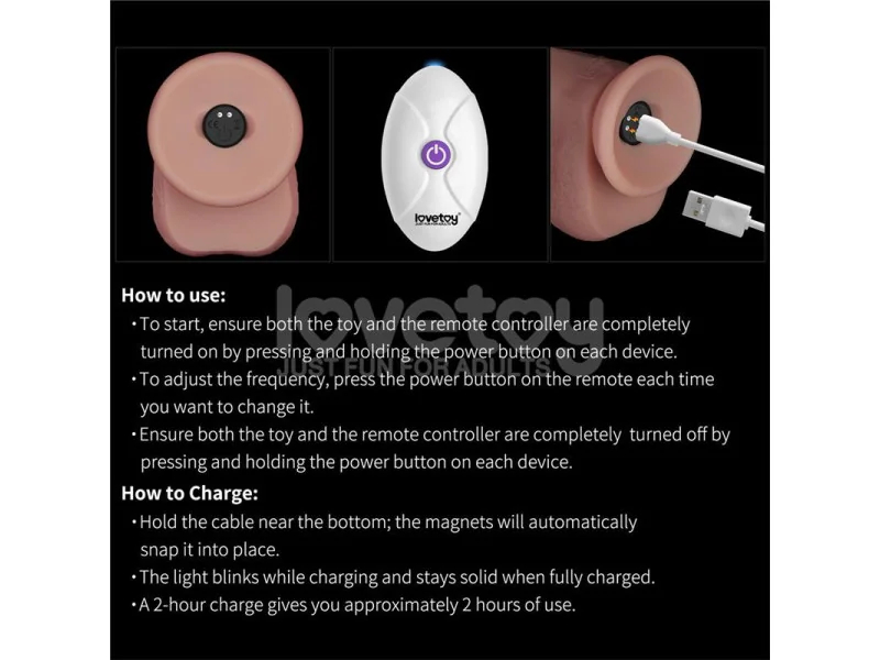 Dildo con Vibracion Piel Deslizante Silicona Dual Layer 8