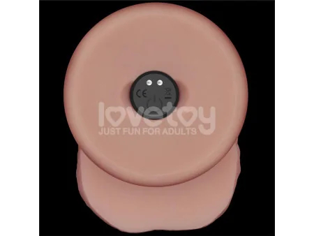 Dildo con Vibracion Piel Deslizante Silicona Dual Layer 85