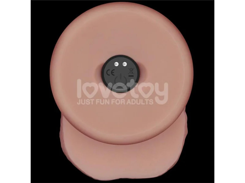 Dildo con Vibracion Piel Deslizante Silicona Dual Layer 85