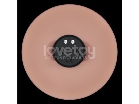 Dildo con Vibracion Piel Deslizante Silicona Dual Layer 9