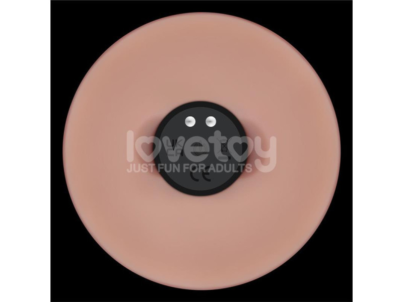 Dildo con Vibracion Piel Deslizante Silicona Dual Layer 9