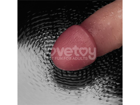 Dildo con Vibracion Piel Deslizante Silicona Dual Layer 9