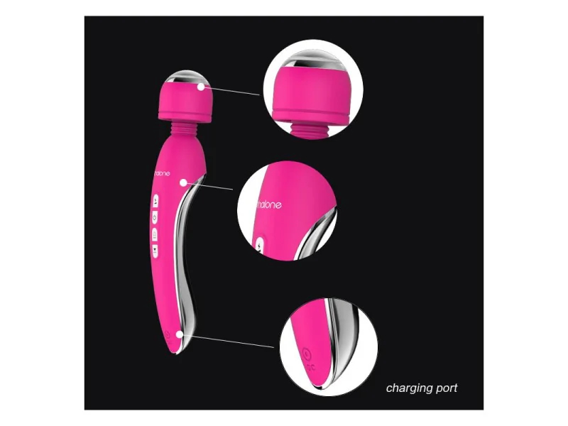 Masajeador y Vibrador Electro Fuchsia