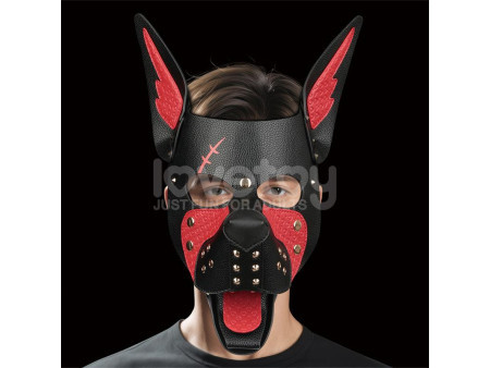 Mascara Cachorro Rebellion Reign Scarred Alpha Rojo