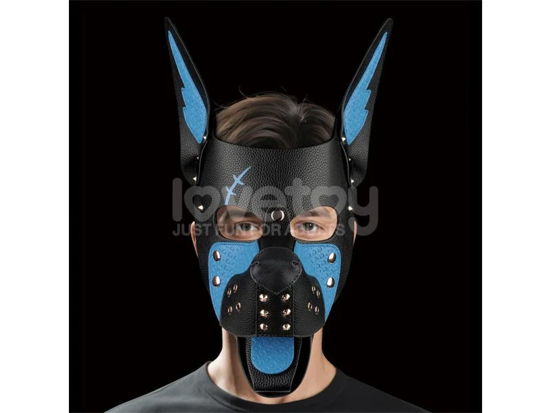 Mascara Cachorro Rebellion Reign Scarred Alpha Pup Azul