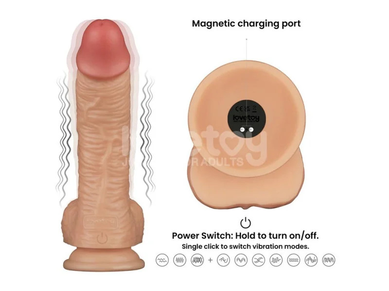 Arnes con Dildo con Vibracion 85
