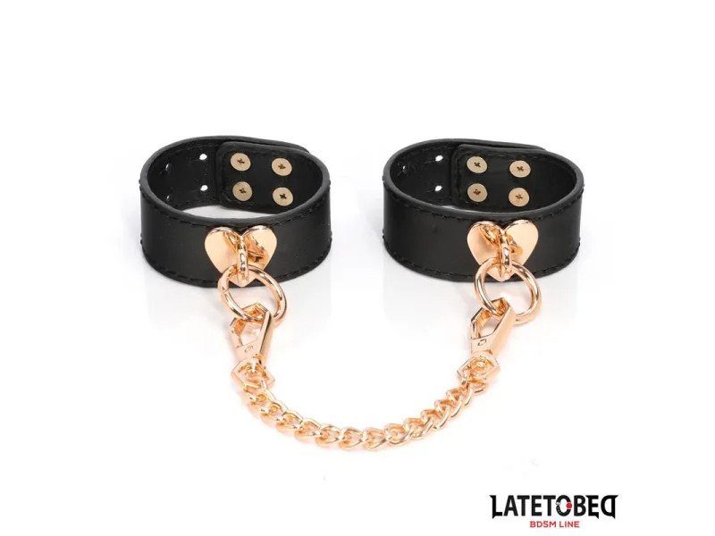 Kit Bondage de 8 Pz Cuero con Maletin de Almacenaje