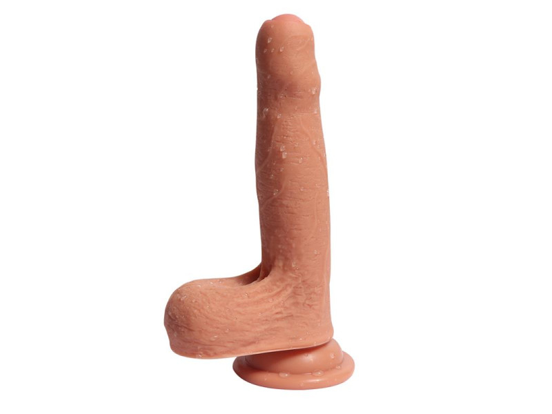 Dildo Silicona Doble Densidad Azazel 18 cm