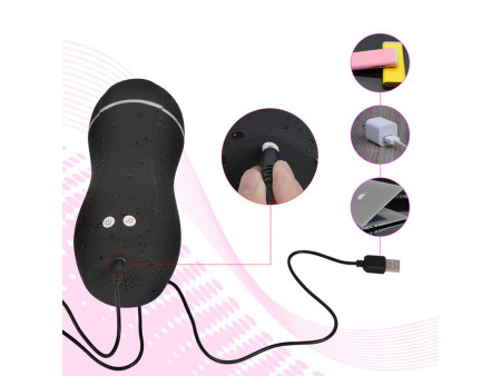 Masturabdor con Vibrador USB Tiny Man