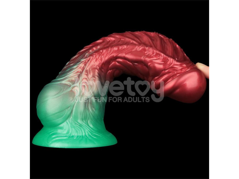 Dildo Inflable Silicona Dual Density 8