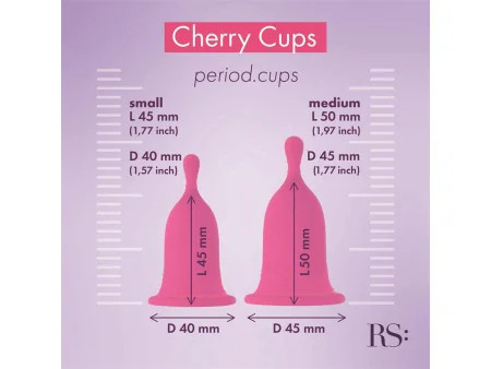 Femcare Cherry Cup Kit Copas Menstruales dos Tallas