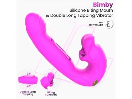 Bimby Vibrador con Mordisqueo y Lengua Doble Tapping con APP