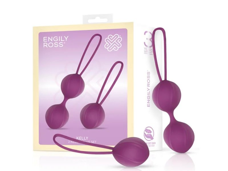 Kelly Bolas Kegel Silicona Pupura