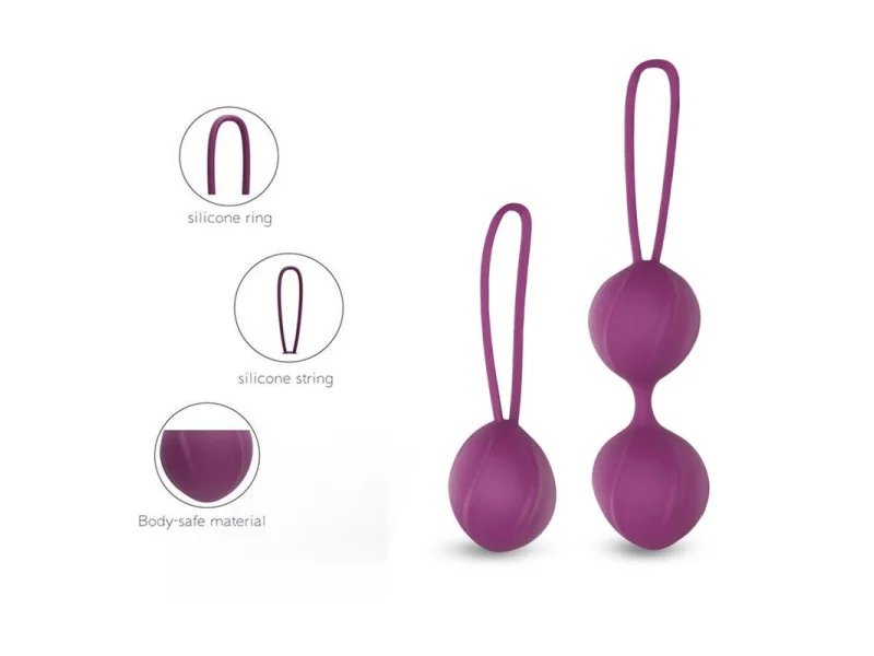 Kelly Bolas Kegel Silicona Pupura