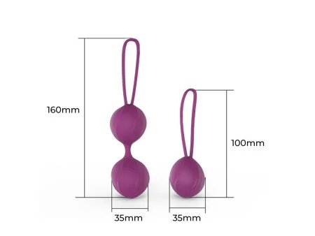 Kelly Bolas Kegel Silicona Pupura