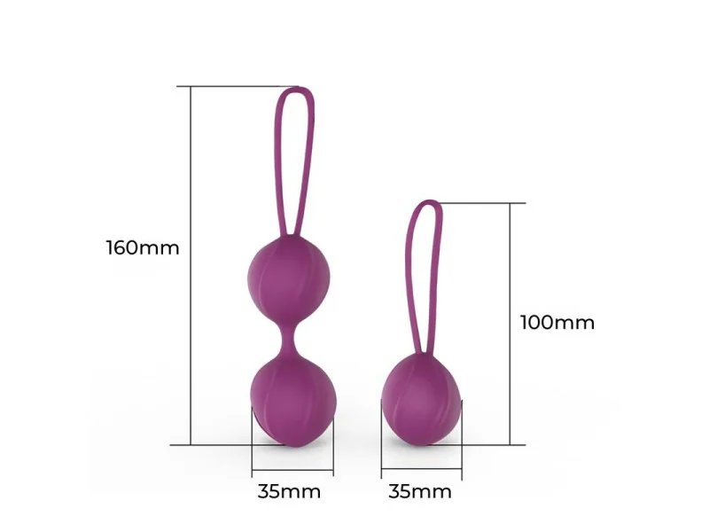 Kelly Bolas Kegel Silicona Pupura