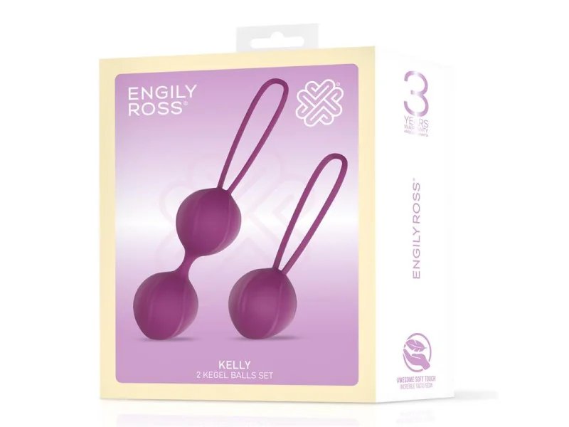 Kelly Bolas Kegel Silicona Pupura