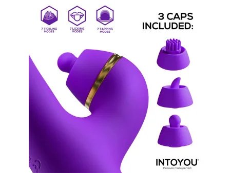 Siter 20 Vibrador con Lengua Flapping Golpeteo y Cabezales Intercambiables