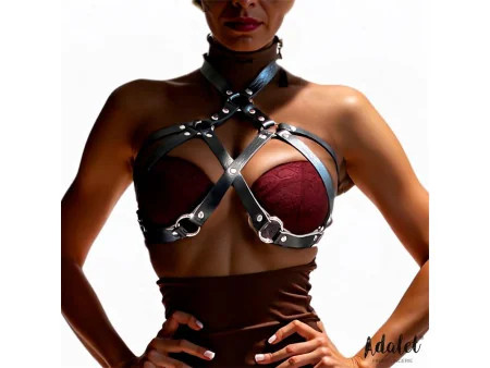 Wendy Arnes de Pecho Cuero Vegano Talla Unica