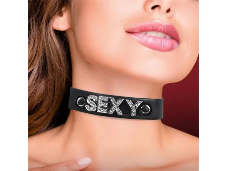 Collar Cuero Vegano Sexy Talla Unica