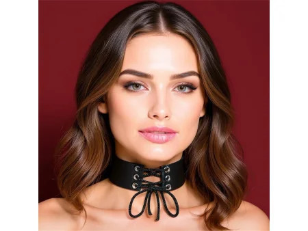 Collar con Lazo Cuero Vegano Talla Unica