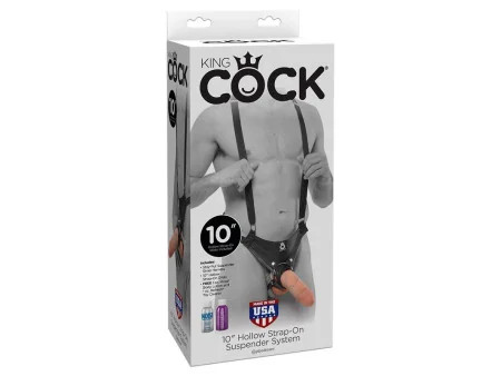 Arnes con Tirantes y Dildo Hueco 10