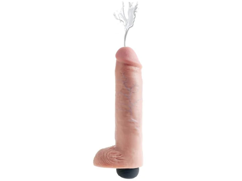 Dildo Reaslista con Testiculos con Eyaculacion 10 Dildo Reaslista con Testiculos con Eyaculacion 10