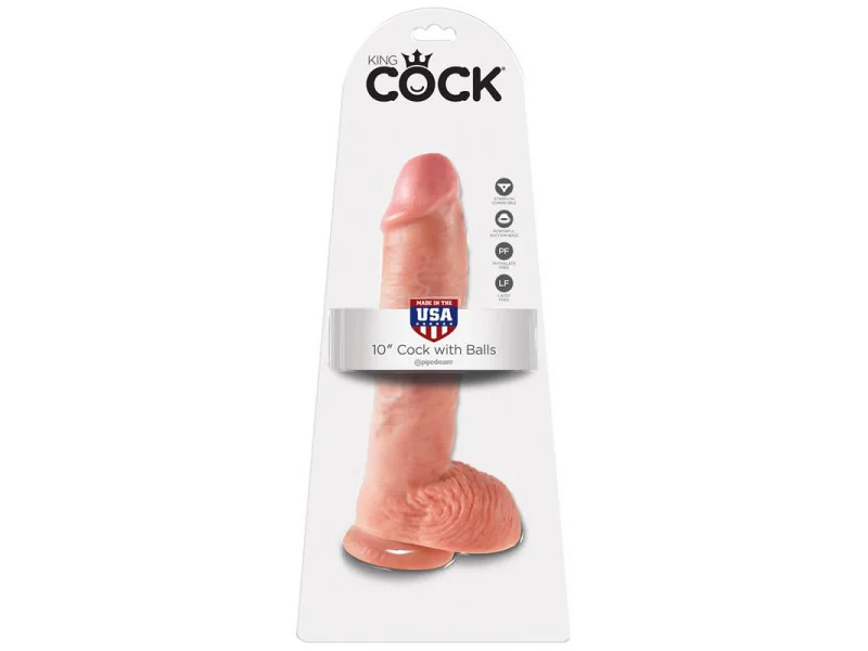 Dildo Reaslista con Testiculos 10