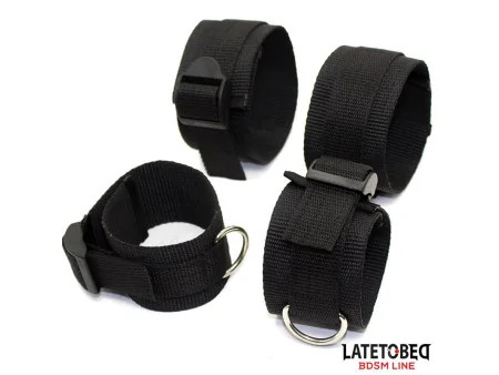 Restricciones para la Cama con Esposas Ajustables Restricciones para la Cama con Esposas Ajustables