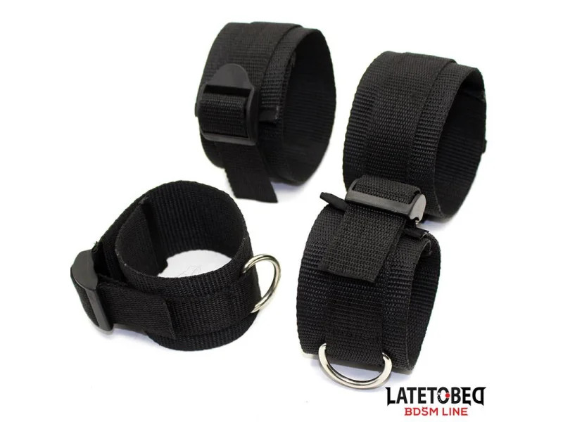 Restricciones para la Cama con Esposas Ajustables