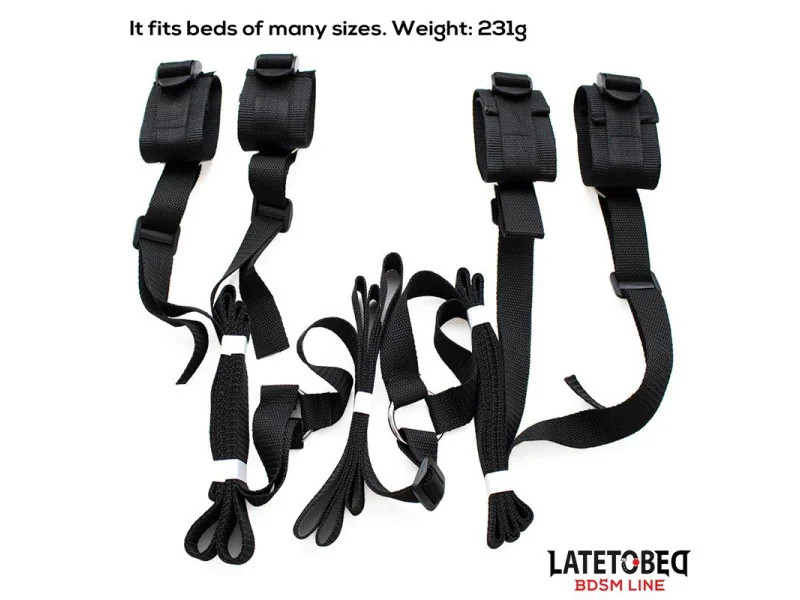 Restricciones para la Cama con Esposas Ajustables