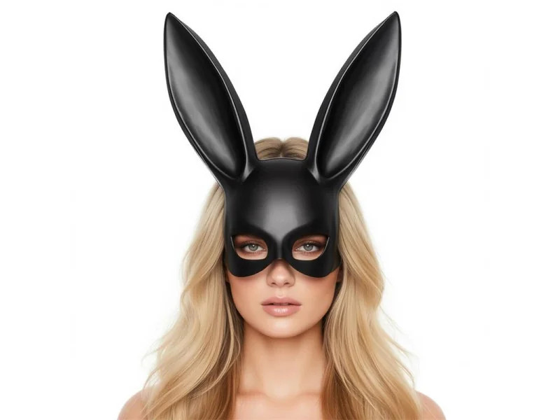 Allicia Mascara de Conejito Negro