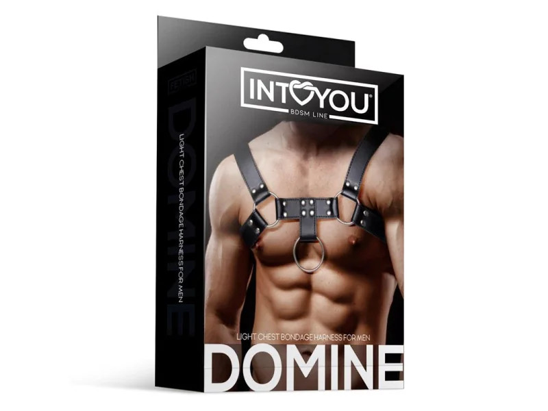 Domine Arnes Masculino para Bondage Cuero Vegano