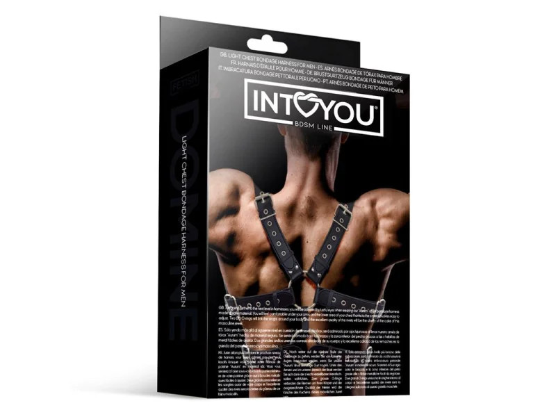 Aurum Arnes Masculino para Bondage Cuero Vegano