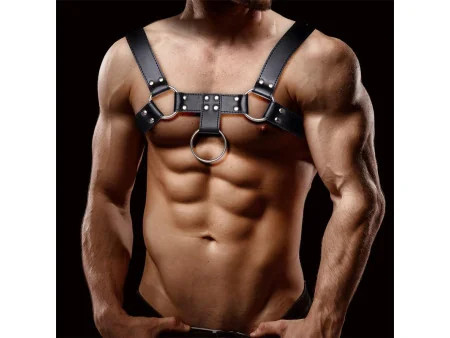 Quovis Arnes Masculino para Bondage Cuero Vegano