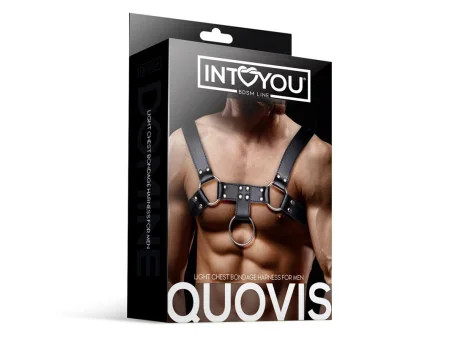 Quovis Arnes Masculino para Bondage Cuero Vegano