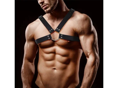 Darom Arnes Masculino para Bondage Cuero Vegano