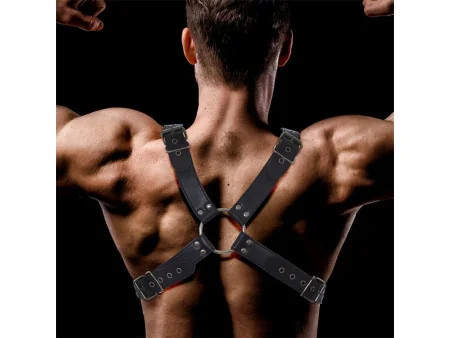 Darom Arnes Masculino para Bondage Cuero Vegano