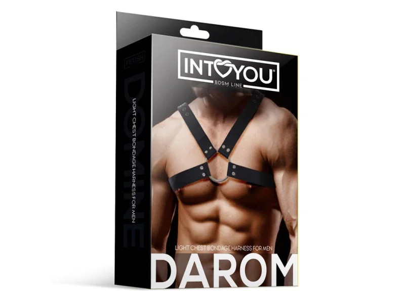 Darom Arnes Masculino para Bondage Cuero Vegano