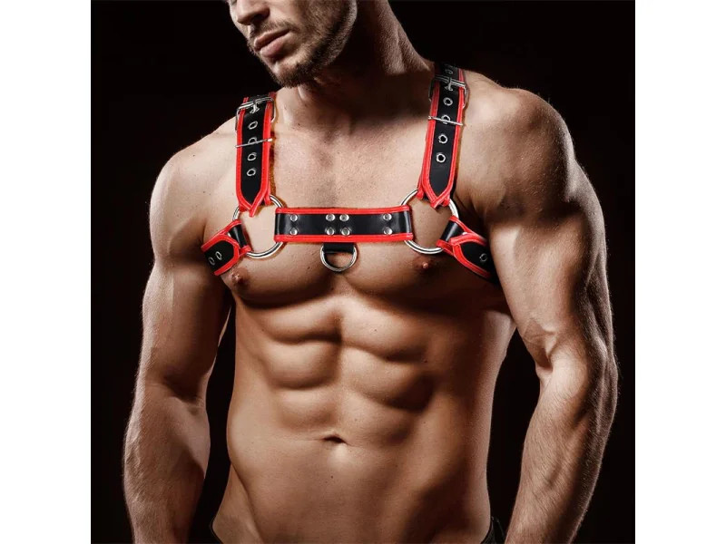 Odiseo Arnes Masculino para el Pecho Cuero Vegano