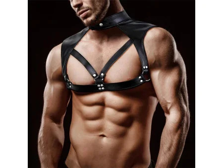 Darius Arnes Masculino para el Pecho Cuero Vegano