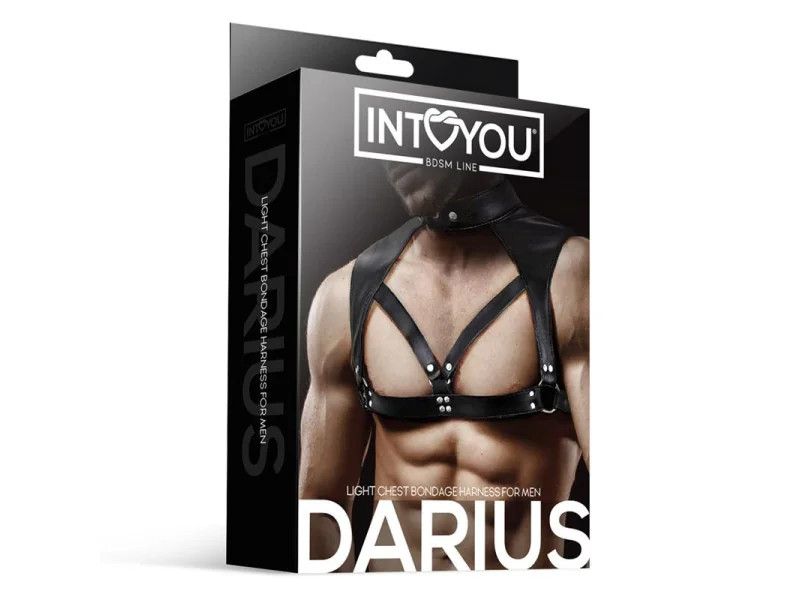 Darius Arnes Masculino para el Pecho Cuero Vegano