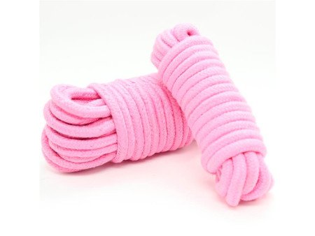 Cuerda de Bondage de Algodon 5 m Rosa