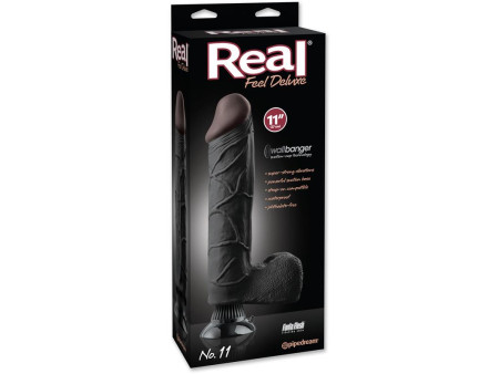 Vibrador Realista No 11 28 cm Negro