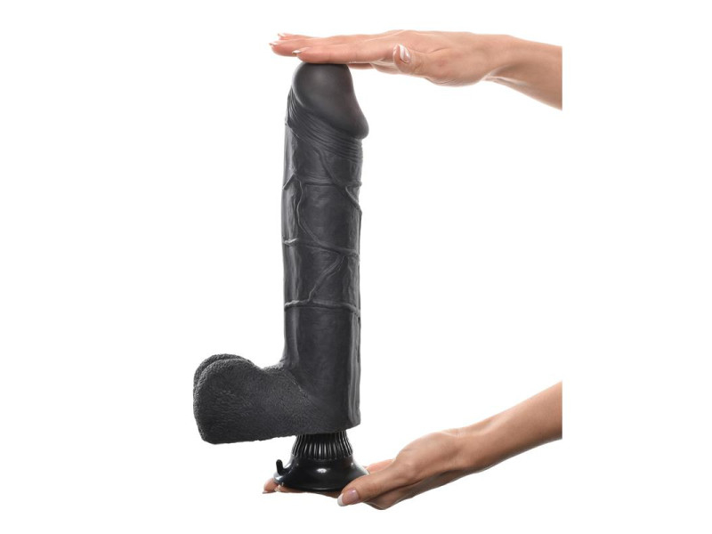 Vibrador Realista No 11 28 cm Negro