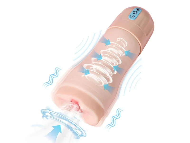 Masturbador con Vibracion y Efecto Succion Suctroker V10 X