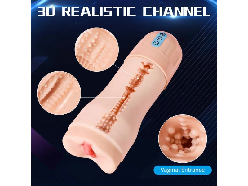 Masturbador con Vibracion y Efecto Succion Suctroker V10 X