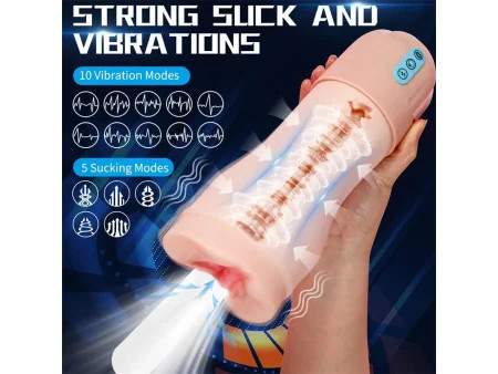 Masturbador con Vibracion y Efecto Succion Suctroker V10 X Masturbador con Vibracion y Efecto Succion Suctroker V10 X