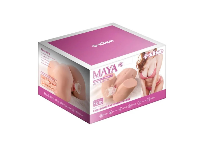 Maya Masturbador con Vibracion y Efecto Succion 45 kg