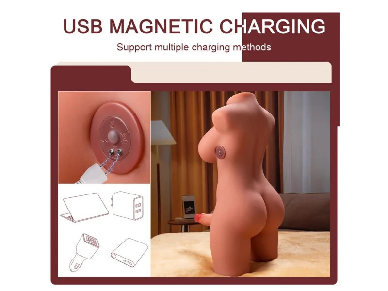 Miah Lady Boy Torso con Vibracion y Thrusting 98 kg